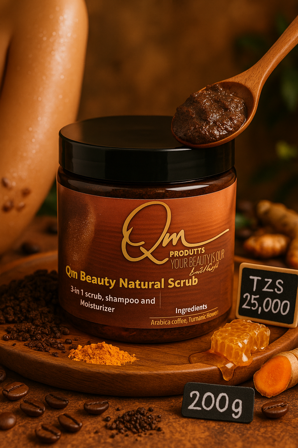 Natural Coffee Scrub thumbnail 5